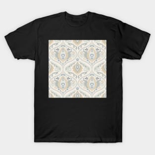 Ogee pattern with tendrils on light yellow T-Shirt